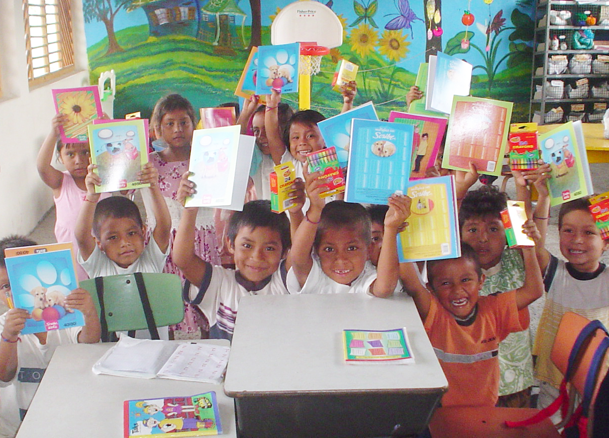 Skolklass Guatemala