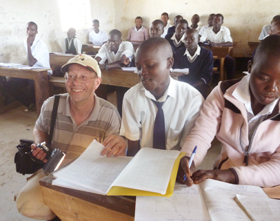 Skolklass Uganda