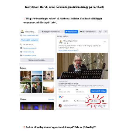 InstruktionDelaPaFacebook