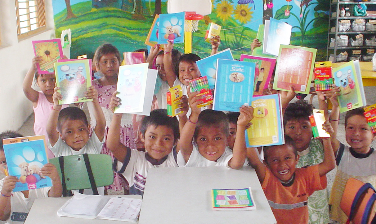 Skolklass Guatemala